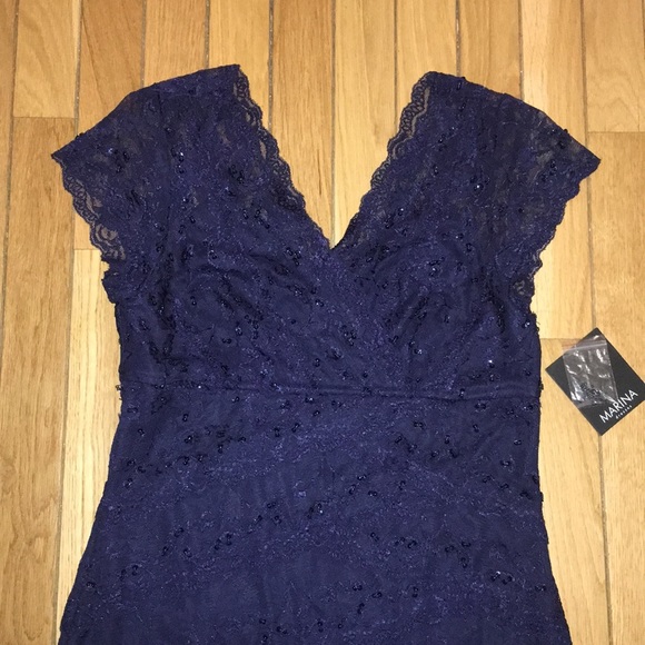 Navy lace dress - Picture 2 of 2